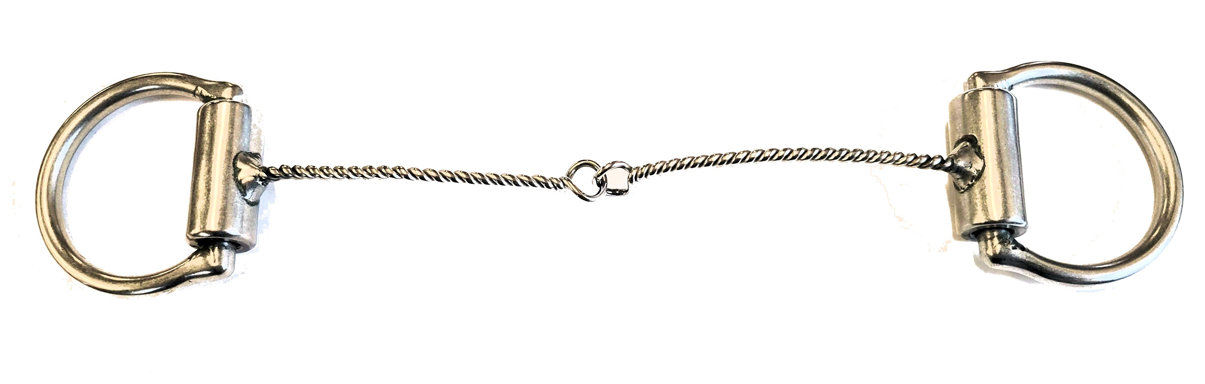 1/8" Twisted Wire Snaffle Bradoon