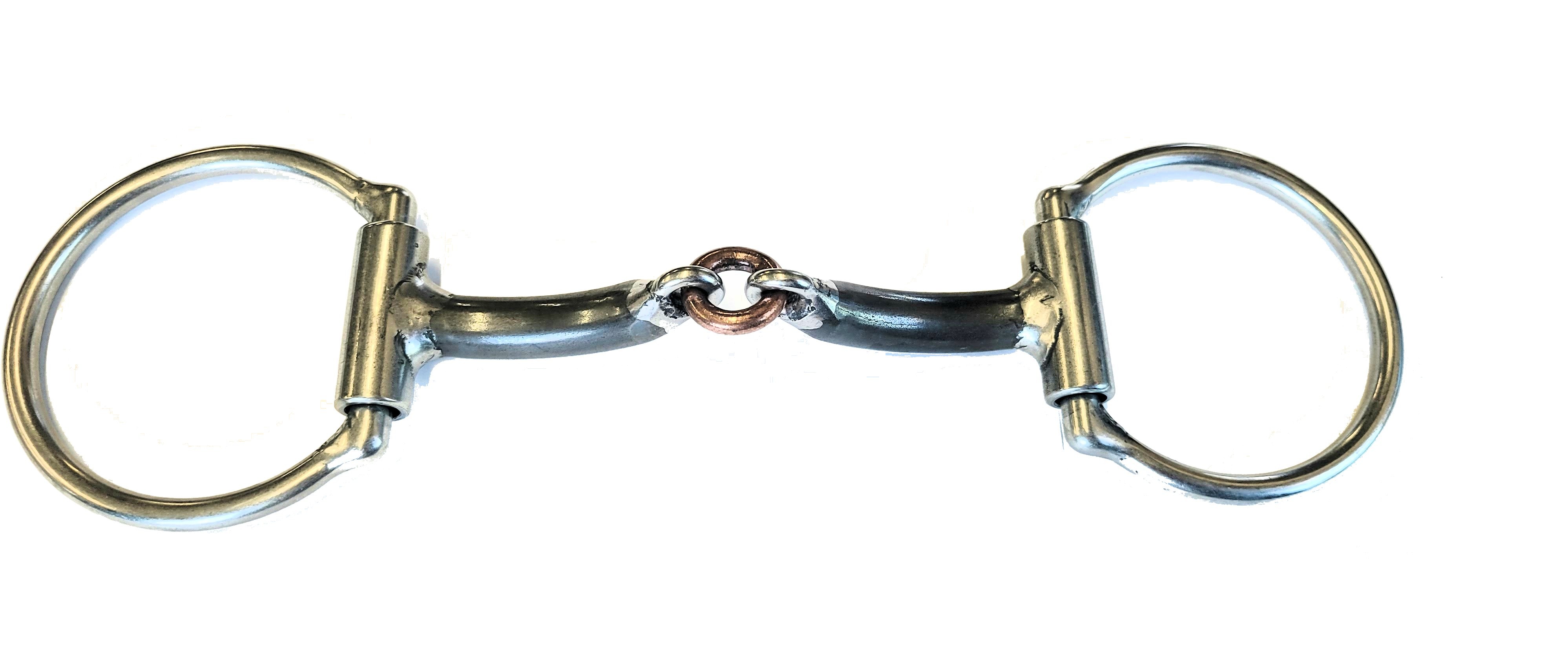 1/2" Smooth Snaffle O-Ring Center