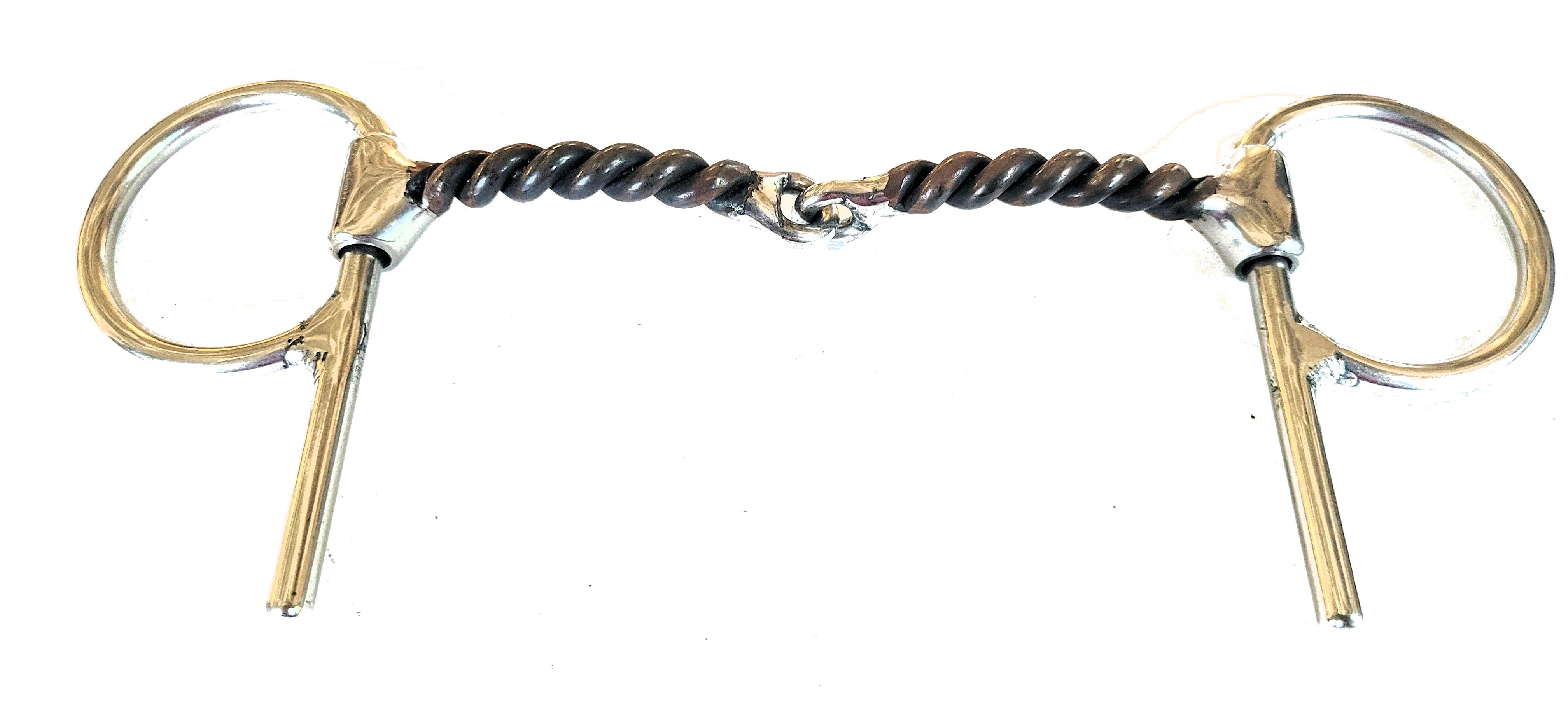 3/8" Twisted Wire Snaffle Half Cheek