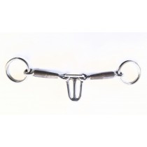 7/16" smooth Tapered bar with Tongue Tamer Center,  1- 5/8" Rings