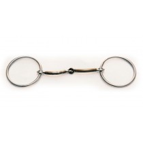 3/8" Smooth Snaffle with 3" loose rings